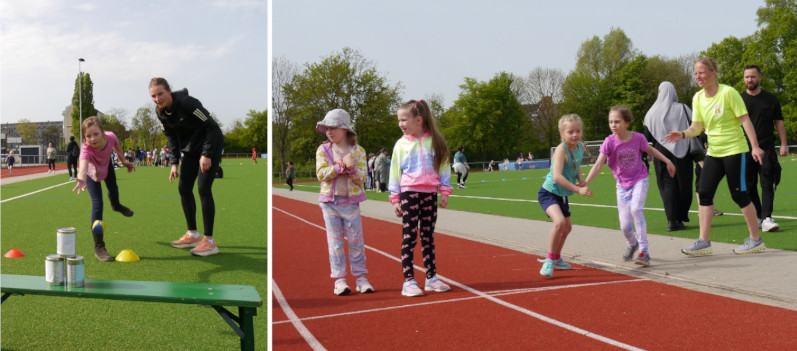 Impressionen vom Sportfest 2024: Laufen, Fu&szlig;ball, Werfen, Springen