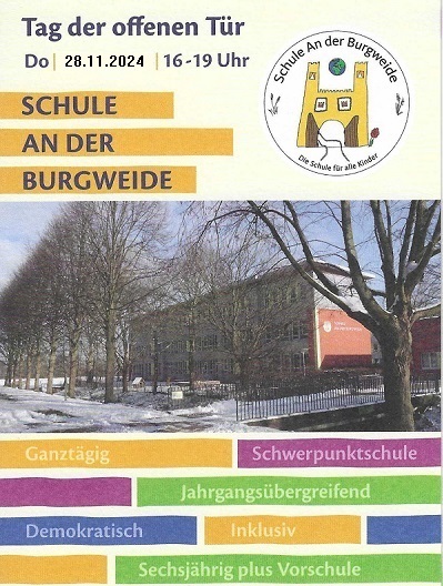 Einladung zum Tag der offenen Tür am 28.11.2024 von 16 bis 18 Uhr