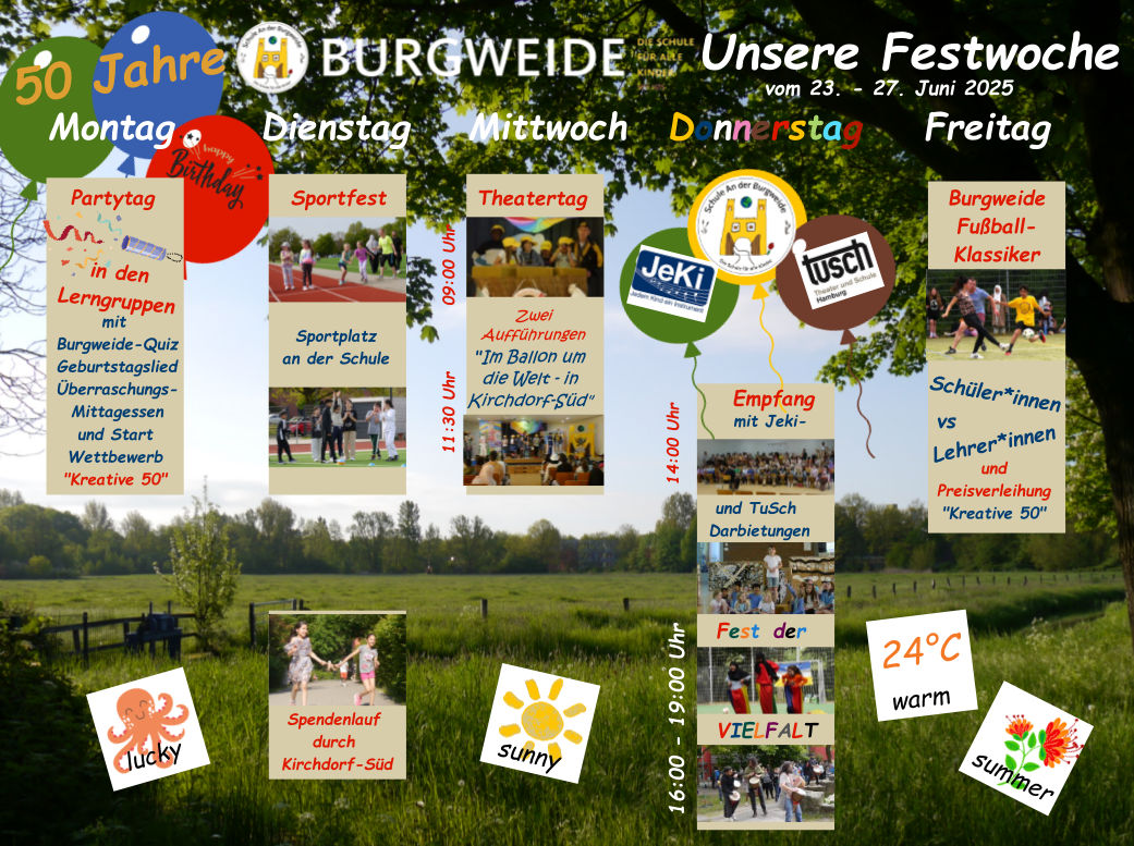 Plan der Festwoche 2025 Plan der Festwoche 2025